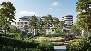 Двухэтажная квартира с видами на свой витражный парк