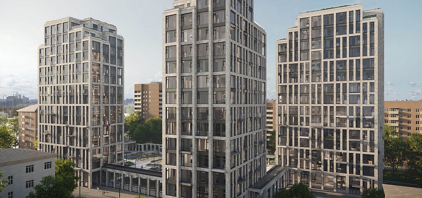 Студия 33,8 м² в клубном квартале «Дом 7 Даниловский»